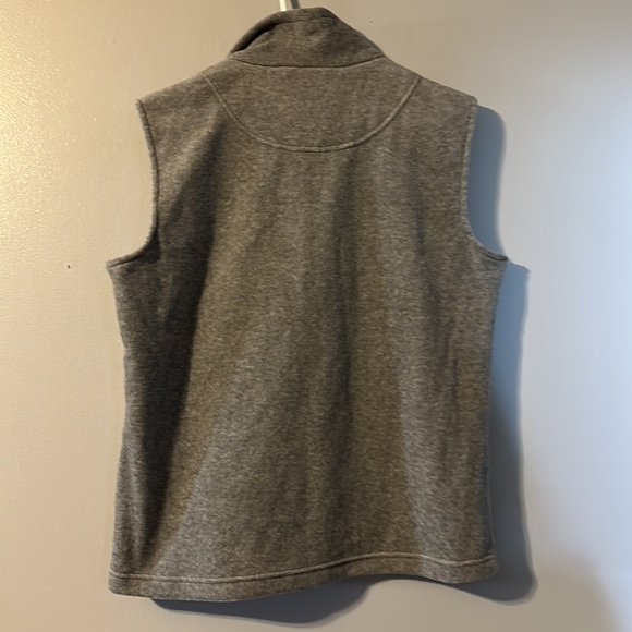 Natural Reflections Large Gray Fleece Zip-Up Vest NWT - Picture 5 of 5